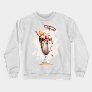 Sweet life illustration Crewneck Sweatshirt